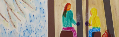 Bild Kinderkurs 9-12 He26: Im Regen in der Waldhütte